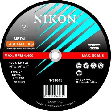 Nikon Metal Flex Taşlama Taşı 180X8.0X22 Mm - NIK38009