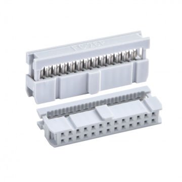 Assmann Idc-Soket 2.54 Mm, No S/R, Gri, Sel. Gold, 26-Pin (Awp 26-7240-T)