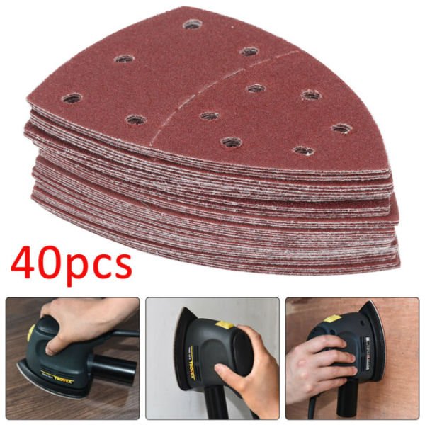 Bosch Çok Amaçlı Zımpara Kağıdı 11 Delik 102x62/93 mm 40 Kum (10 Adet) (GSS160) - 2608607407