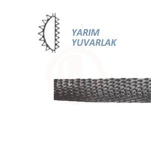 Three Files EĞYYK10 YARIM YUVARLAK EĞE KALIN 10” - THRYYK10