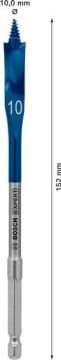 Bosch Ahşap Matkap Uç Expert SCS Yaprak HEX 10x152 mm - 2608900311