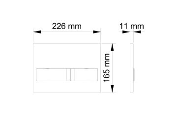 Visam Kumanda Paneli Karina Parlak Krom