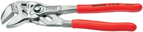 Knipex 86 03 DÜZ ÇENE AYARLI PENSE 180 MM - KNI8603180