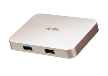 Aten Usb-C 4K Ultra Gaming Mini Dock With Power Pass-Through