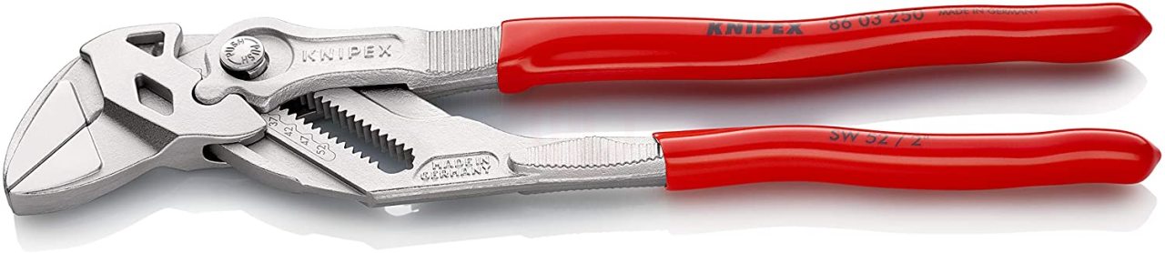 Knipex 86 03 DÜZ ÇENE AYARLI PENSE 250 MM - KNI8603250
