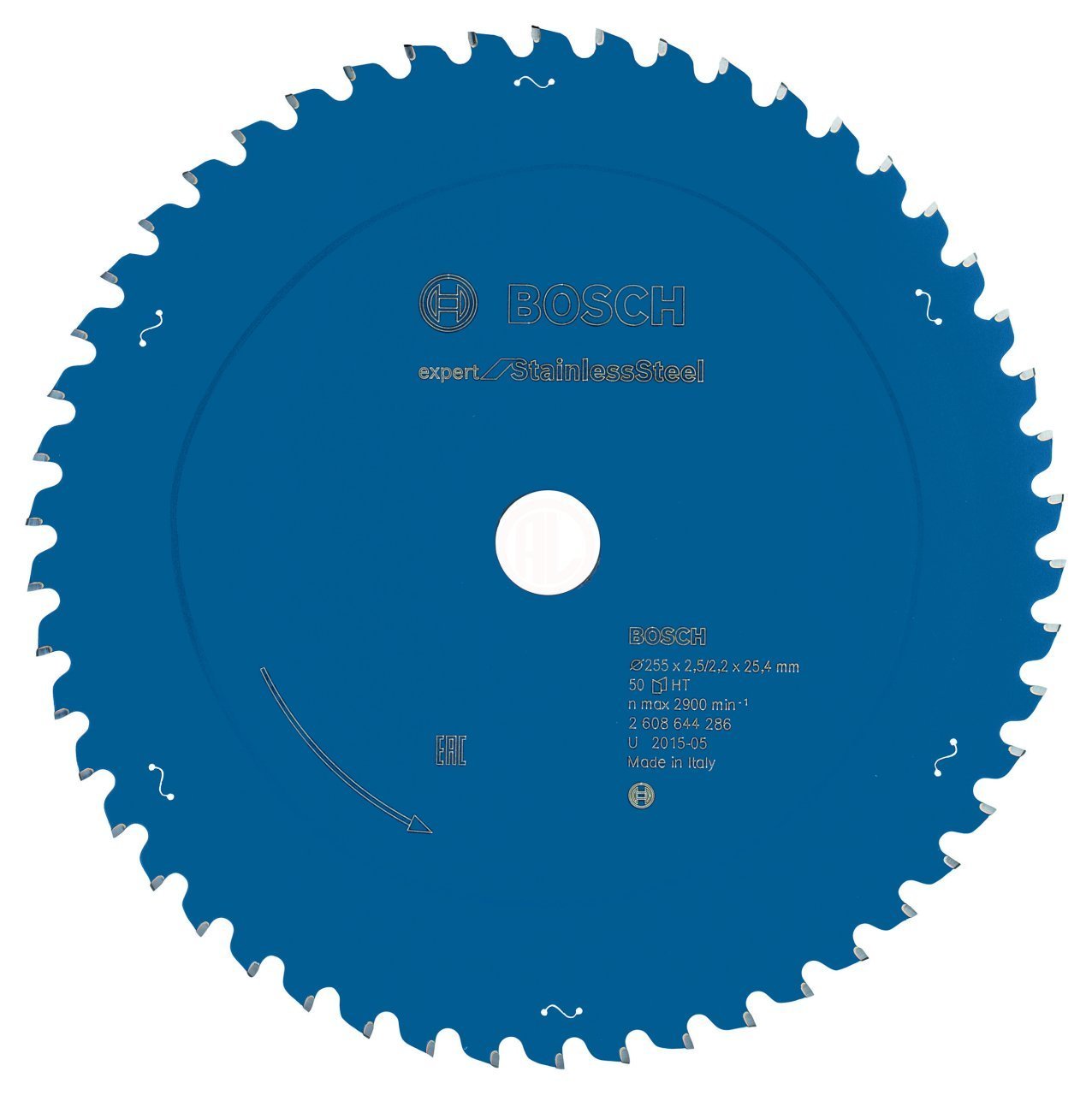 Bosch Daire Testere Bıçağı Expert For StainlessSteel 255x25,40 mm 50 Diş - 2608644286