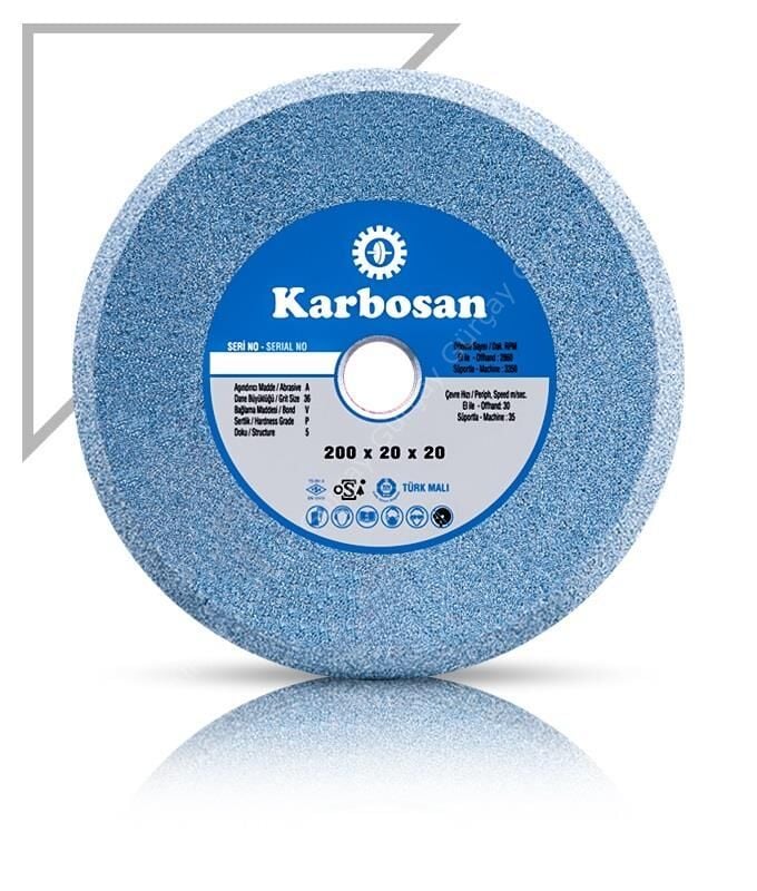 Karbosan NK Taşlama Taşı T1 Düz 175x20x20 mm 46 Kum - KAR914960