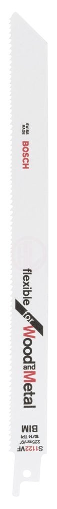Bosch Panter Testere Bıçağı Flexible For Wood And Metal S 1122 VF 225 mm (25 Adet) - 2608657559