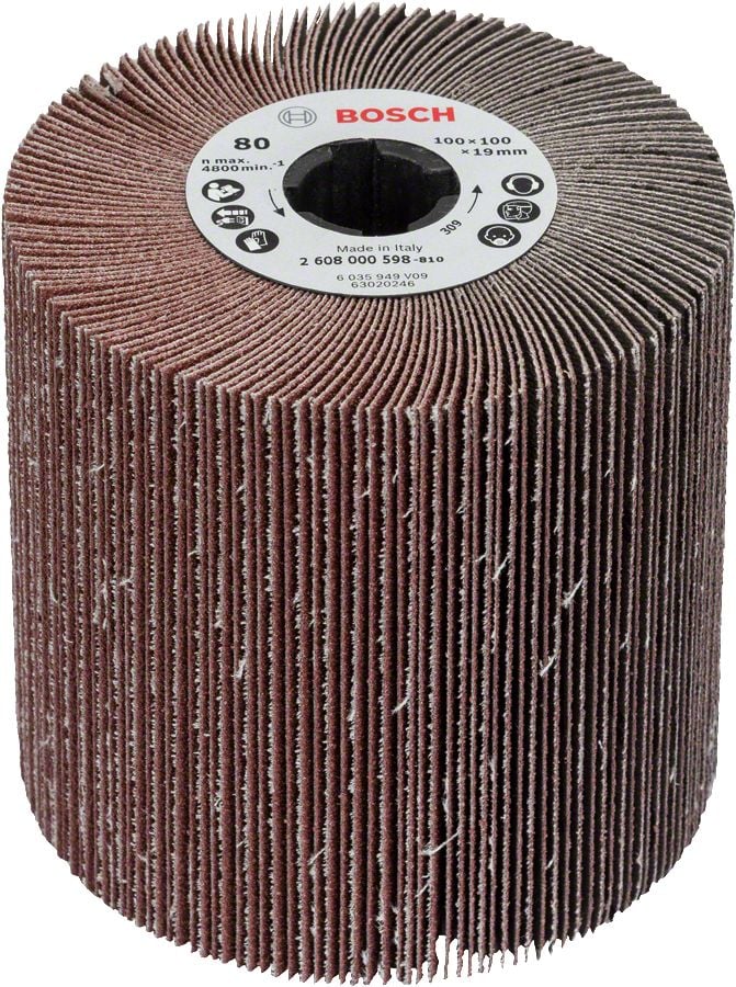 Bosch Flap Mop Zımpara 100x100x19 mm 80 Kum (GBR 14 CE) - 2608000598