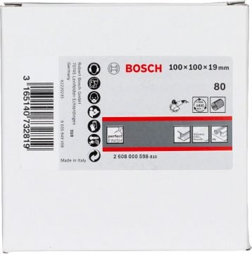 Bosch Flap Mop Zımpara 100x100x19 mm 80 Kum (GBR 14 CE) - 2608000598