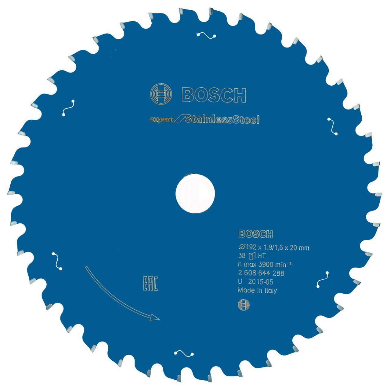 Bosch Daire Testere Bıçağı Expert For StainlessSteel 192x20 mm 38 Diş - 2608644288