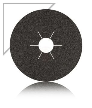 Karbosan Silisyum Karbür Fiber Disk Cwr11 Düz 180 Mm 36 Kum