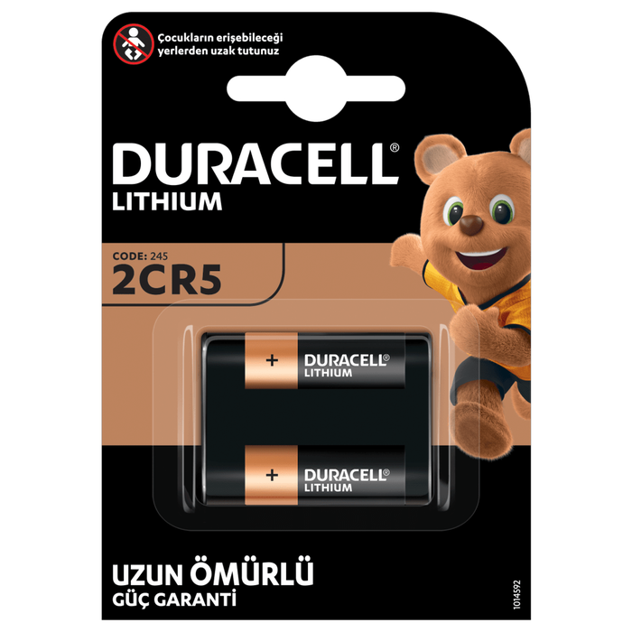 Duracell 2CR5/DL245 6V Lıthıum Pil 1'li
