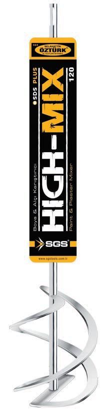 SGS 269 Tutkal Karıştırıcı High Mix 120X600 (Sds)