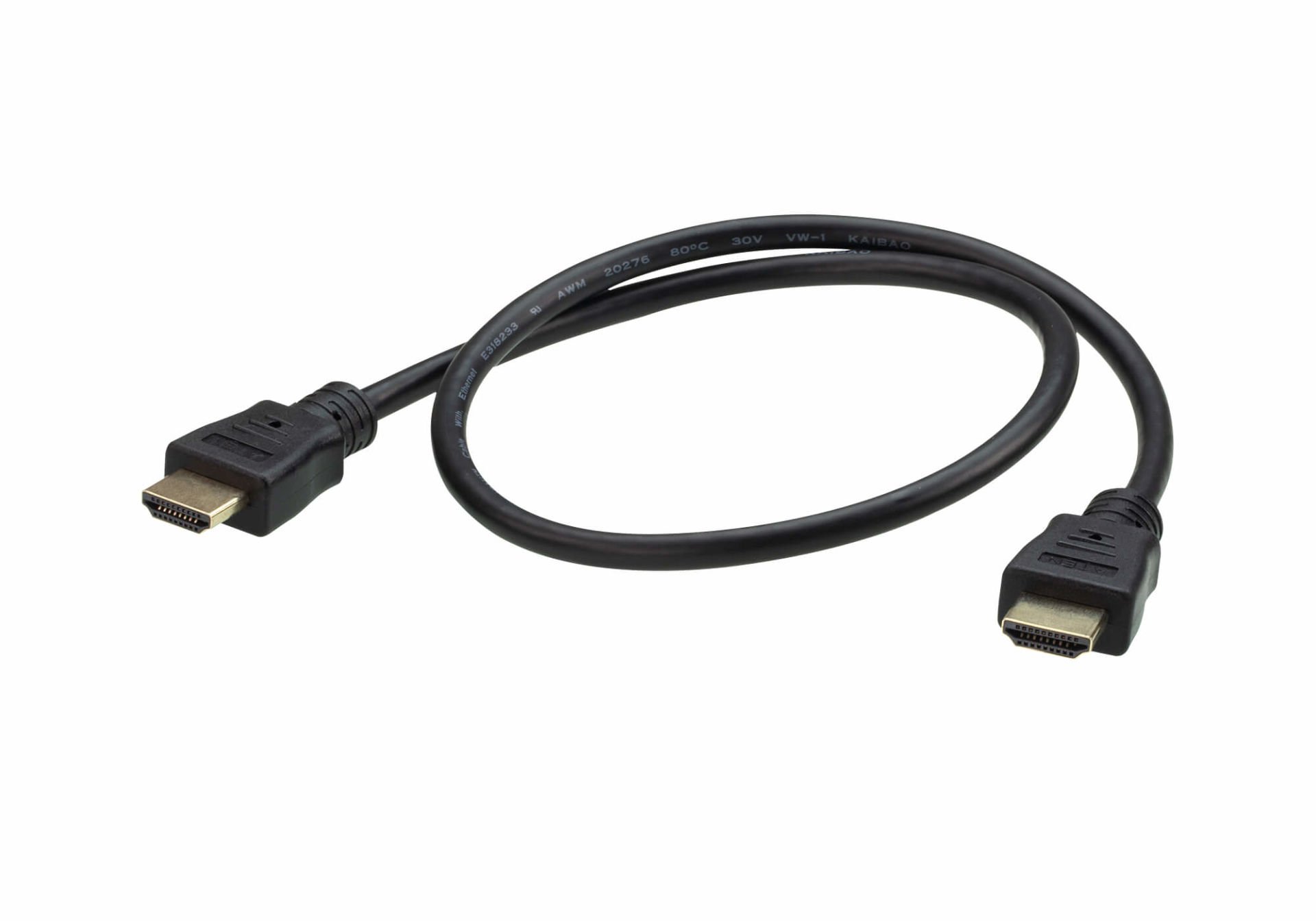 Aten High Speed Hdmı With Ethernet Bağlantı Kablosu, 0.6 Mt, 4K, Hdmı, Hdcp 2.2