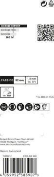 Bosch Dekupaj Testere Bıçağı Expert LaminateClean T128 BHM (2 Adet) - 2608901377