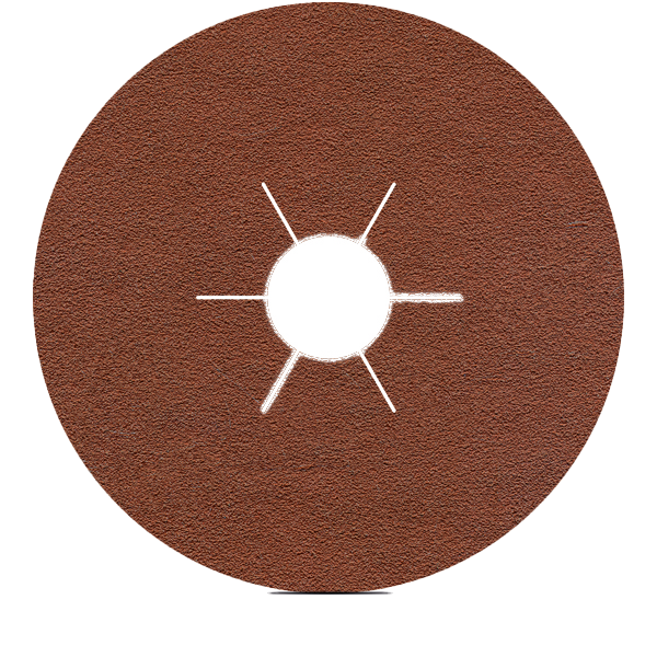 Karbosan Alüminyum Oksit Fiber Disk Nk 4 Slotlu 115 Mm 120 Kum