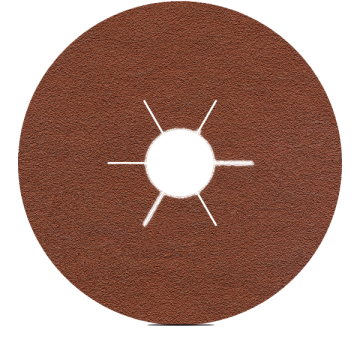 Karbosan Alüminyum Oksit Fiber Disk Nk 4 Slotlu 115 Mm 120 Kum