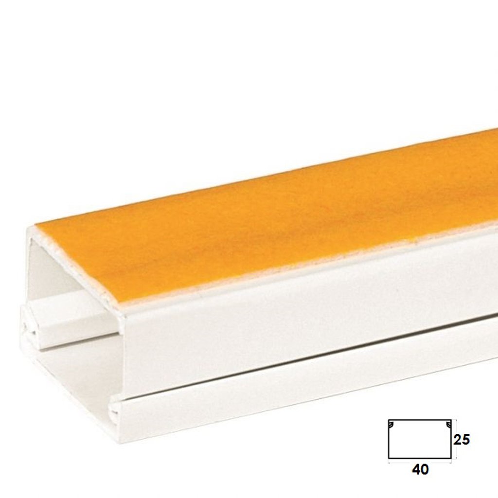 Çetsan Yapışkanlı Kablo Kanalı 40x25