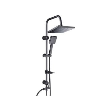 Tema Rain Tetra Duş Seti Siyah