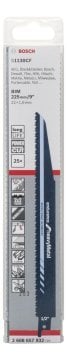 Bosch Panter Testere Bıçağı Endurance For Heavy Metal S 1130 CF 225 mm (25 Adet) - 2608657932