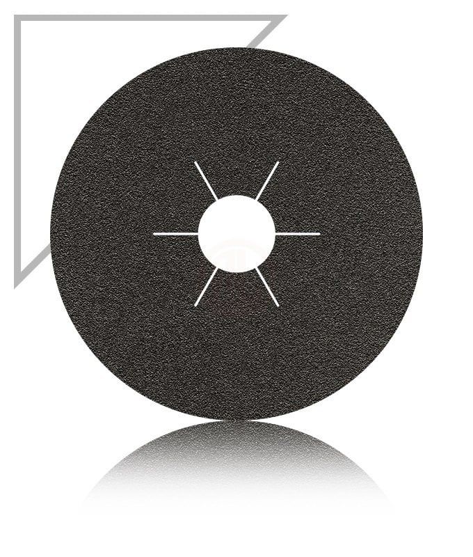 Karbosan Silisyum Karbür Fiber Disk CWR11 Düz 180 mm 60 Kum - KAR921520