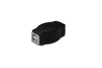 Assmann Usb Adaptörü, Usb B Dişi - Usb B Dişi, Usb 2.0 Uyumlu, Ul, Siyah Renk