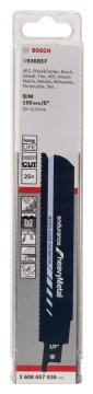 Bosch Panter Testere Bıçağı Endurance For Heavy Metal S 927 BEF 150 mm (25 Adet) - 2608657936