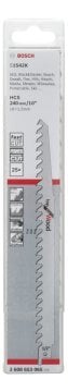 Bosch Panter Testere Bıçağı Top For Wood S 1542 K 240 mm (25 Adet) - 2608653065