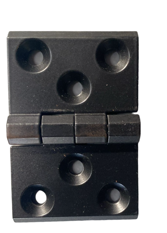 Mesan Yaprak Menteşe Zamak - Siyah Boyalı 50X76 Mm