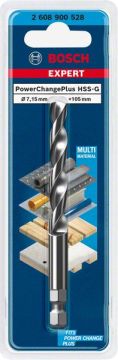Bosch Delik Açma Testeresi Expert PC-Plus Panç Merkez Ucu eHD+sMC HSSG 105 - 2608900528