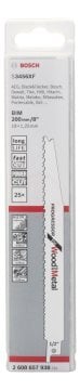 Bosch Panter Testere Bıçağı Progressor For Wood And Metal S 3456 XF 200 mm (25 Adet) - 2608657938