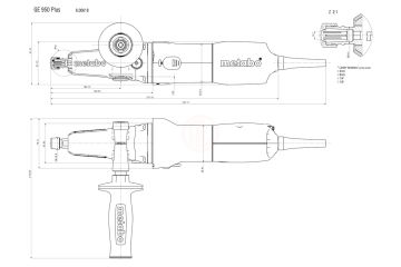 Metabo Kalıpçı Taşlama Makinesi GE 950 G PLUS