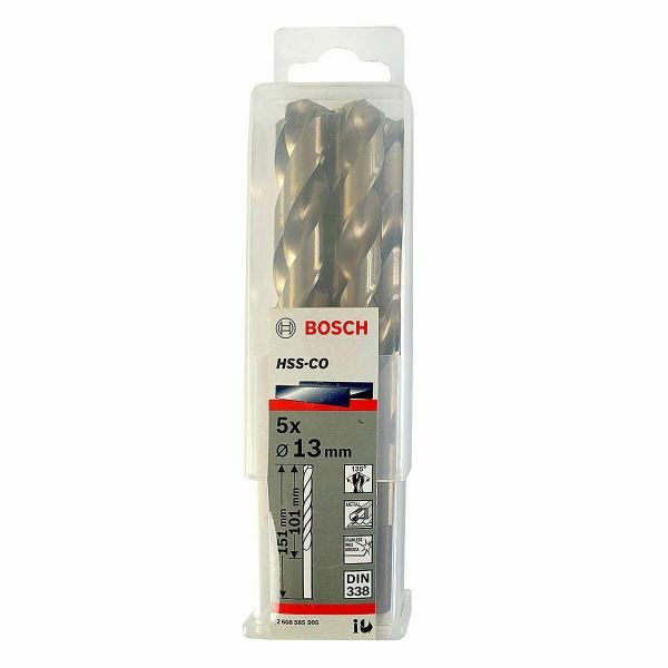 Bosch Metal Matkap Ucu HSS-Co DIN 338 (Altın) 13,0x151 mm (5 Adet) - 2608585905