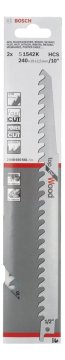Bosch Panter Testere Bıçağı Top For Wood S 1542 K 240 mm (2 Adet) - 2608650681