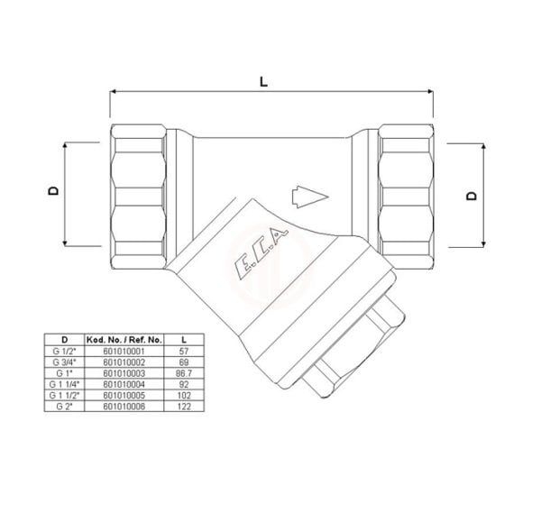 Eca FİLTRE G 2 - 601010006
