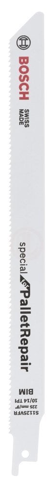 Bosch Panter Testere Bıçağı Special For PalletRepair S 1125 VFR 225 mm (5 Adet) - 2608658036