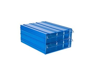 Hipaş Plastik Çekmeceli Kutu Mavi Şeffaf (512)