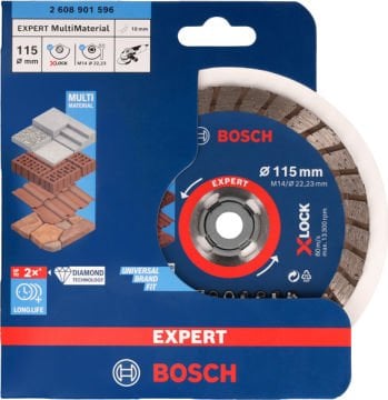 Bosch Expert Turbo x-Lock Elmas Disk 115 Mm - 2608901596