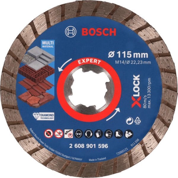 Bosch Expert Turbo x-Lock Elmas Disk 115 Mm - 2608901596