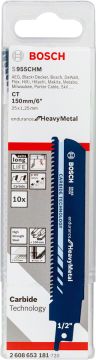 Bosch Panter Testere Bıçağı Endurance For Heavy Metal S 955 CHM 150 mm (10 Adet) - 2608653181