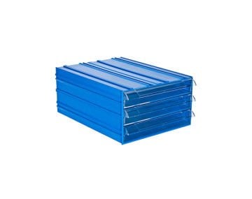 Hipaş Plastik Çekmeceli Kutu Mavi Şeffaf (513)