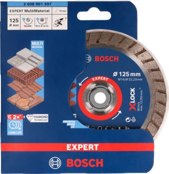 Bosch Expert Turbo x-Lock Elmas Disk 125 Mm - 2608901597