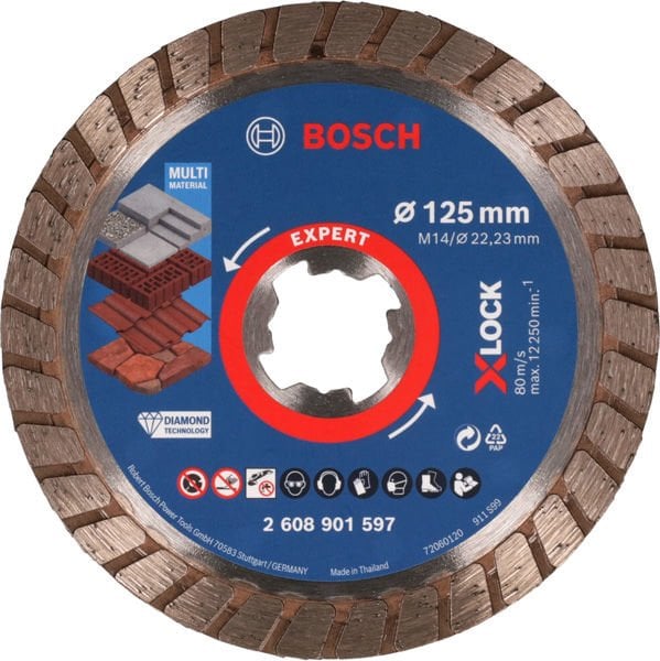 Bosch Expert Turbo x-Lock Elmas Disk 125 Mm - 2608901597