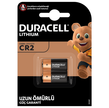 Duracell Cr2  3V Lithium Pil 2'li