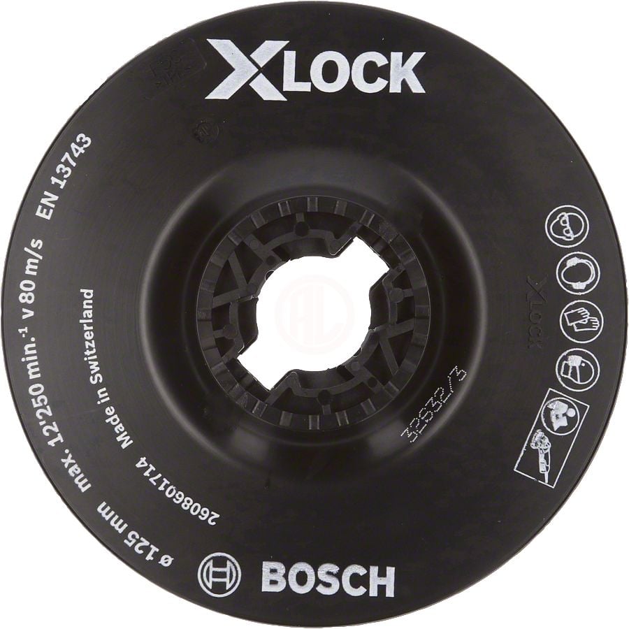 Bosch X-Lock Fiber Disk İçin Taban 125 mm Yumuşak - 2608601714