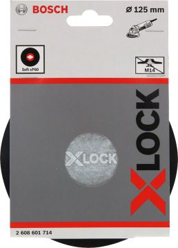 Bosch X-Lock Fiber Disk İçin Taban 125 mm Yumuşak - 2608601714