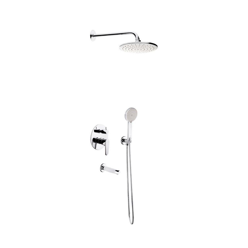 KAS Arnika Ankastre Duş Seti Yuvarlak Üç KolluKumanda Kontrol