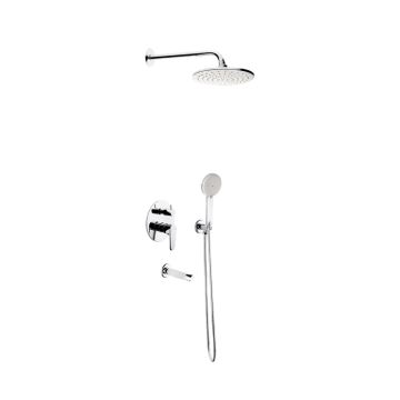 KAS Arnika Ankastre Duş Seti Yuvarlak Üç KolluKumanda Kontrol