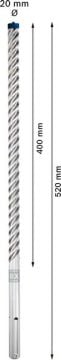 Bosch Kırıcı Delici Uç SDS-Max-8X Expert 20x520 mm (5 Adet) - 2608900266